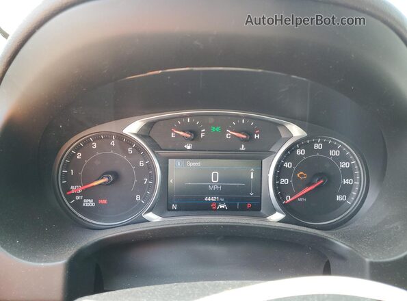 3GKALMEV9LL314930 2020 GMC TERRAIN Black Вид щитка приладів