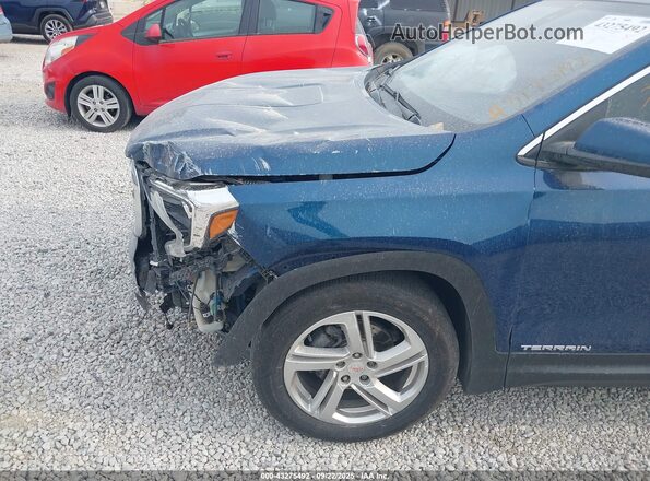 3GKALMEVXLL228428 2020 GMC TERRAIN Blue Вид спереду