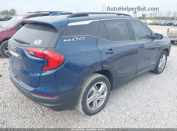 3GKALMEVXLL228428 2020 GMC TERRAIN Blue Задня права чверть