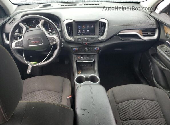3GKALMEVXML330037 2021 GMC TERRAIN Black წინა პანელის ხედი