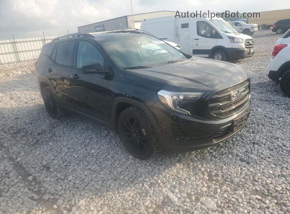 3GKALMEVXML375902 2021 GMC TERRAIN Black Front right