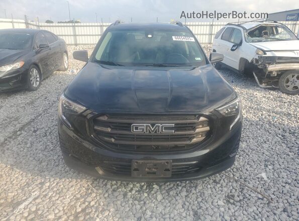 3GKALMEVXML375902 2021 GMC TERRAIN Black Front view