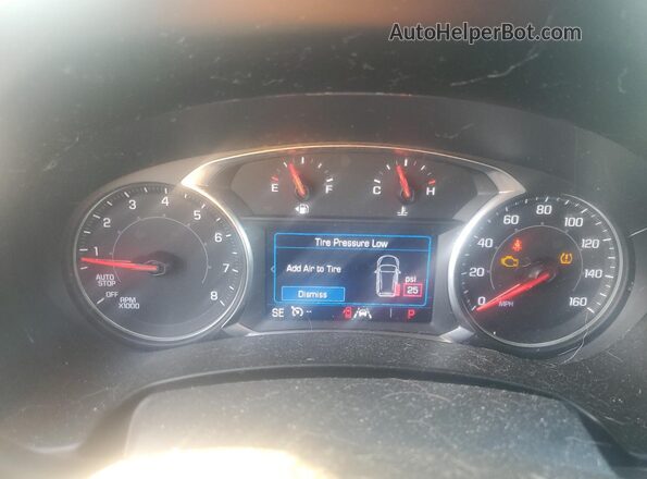 3GKALMEVXML375902 2021 GMC TERRAIN Black Instrument cluster view
