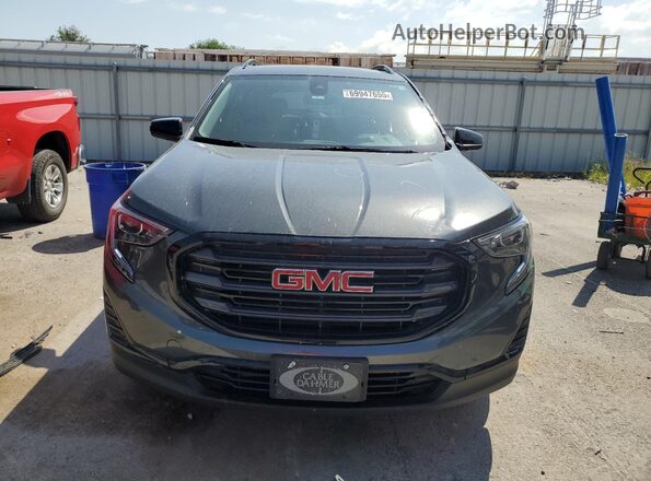 3GKALMEVXML388021 2021 GMC TERRAIN Gray Front view