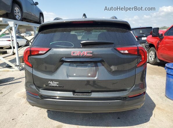 3GKALMEVXML388021 2021 GMC TERRAIN Gray Rear view