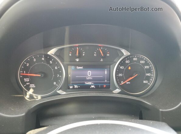 3GKALMEVXML388021 2021 GMC TERRAIN Gray Instrument cluster view
