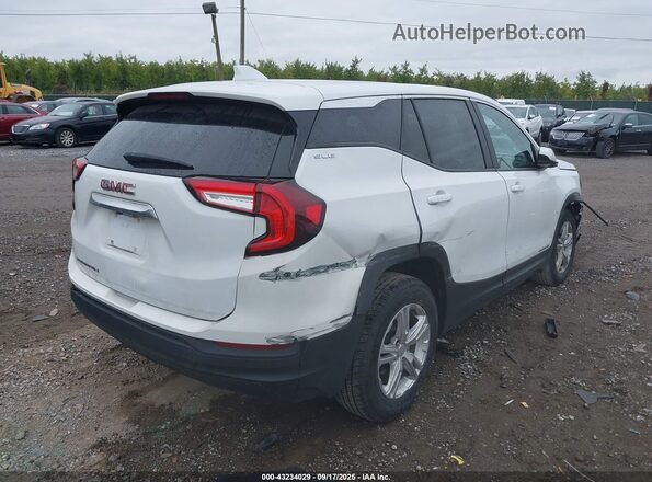 3GKALMEVXNL274702 2022 GMC TERRAIN Белый Задняя правая четверть