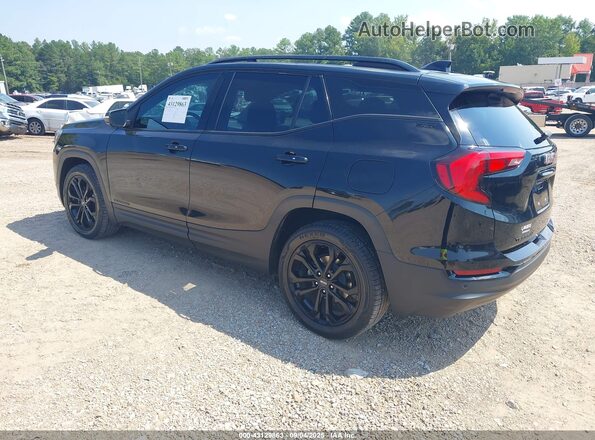 3GKALPEV0ML389647 2021 GMC TERRAIN Black Rear left