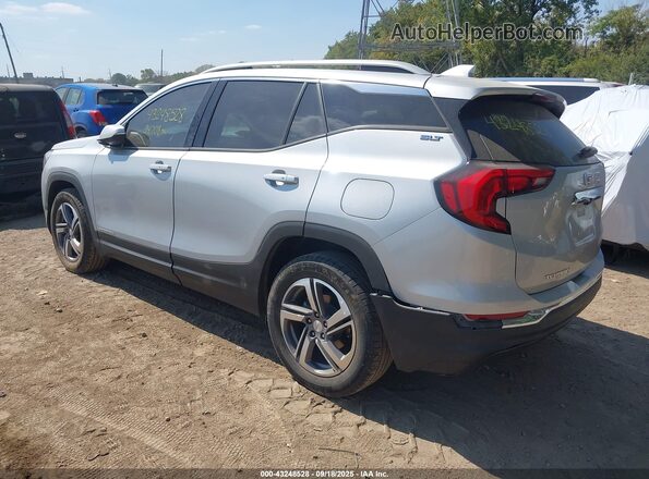 3GKALPEV4ML338345 2021 GMC TERRAIN Silver Tył lewy