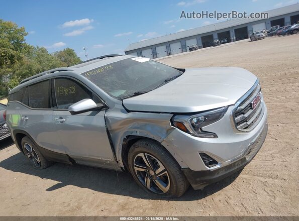 3GKALPEV4ML338345 2021 GMC TERRAIN Silver Widok wnętrza 360 stopni