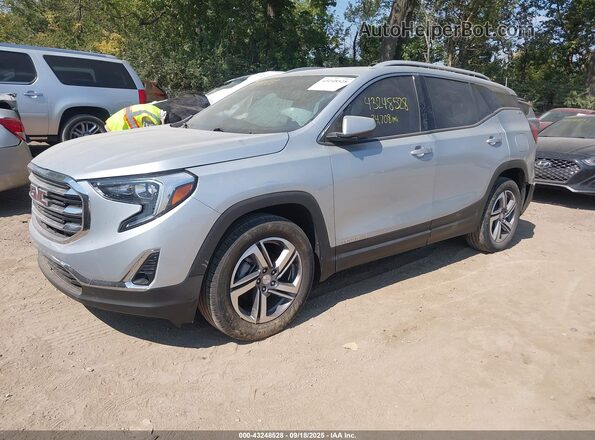 3GKALPEV4ML338345 2021 GMC TERRAIN Silver Przód lewy