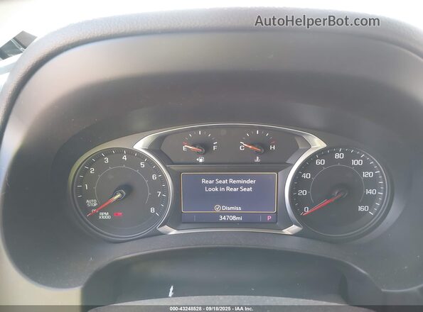 3GKALPEV4ML338345 2021 GMC TERRAIN Silver Widok tylnych siedzeń