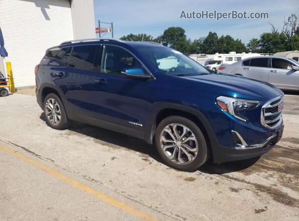 3GKALPEV4ML382250 2021 GMC TERRAIN Blue Przód prawy