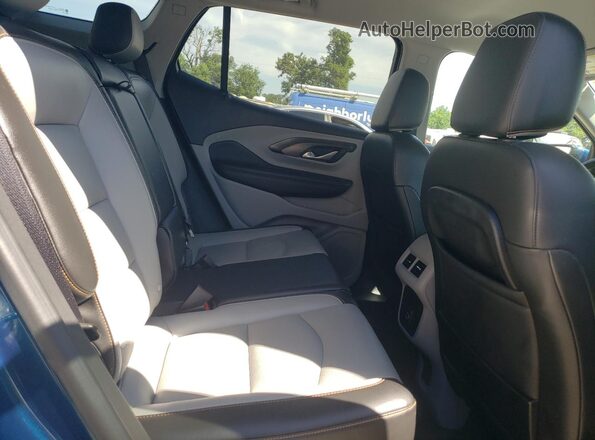3GKALPEV4ML382250 2021 GMC TERRAIN Blue Widok wnętrza z tyłu