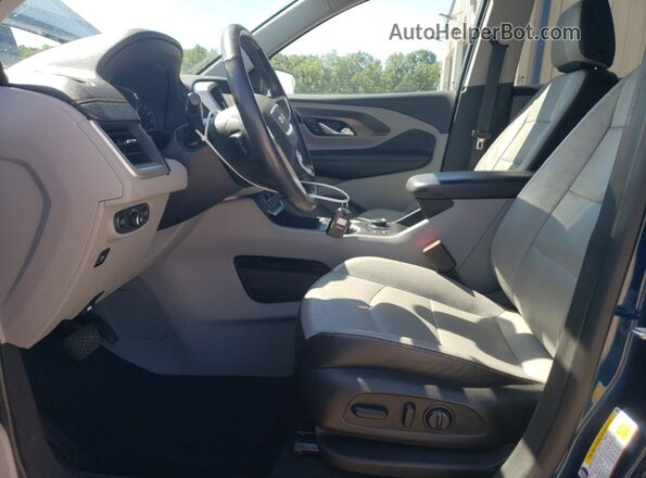 3GKALPEV4ML382250 2021 GMC TERRAIN Blue Widok wnętrza z przodu
