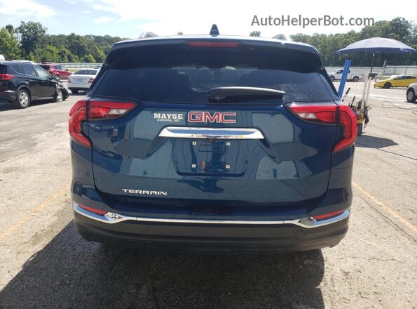 3GKALPEV4ML382250 2021 GMC TERRAIN Blue Widok z tyłu