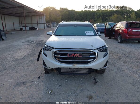 3GKALPEV7LL228551 2020 GMC TERRAIN White Вид щитка приладів