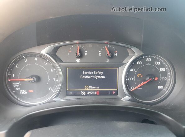 3GKALPEV7ML344978 2021 GMC TERRAIN White Instrument cluster view