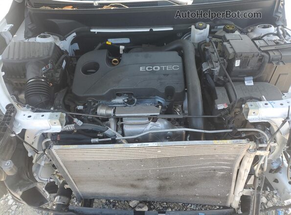 3GKALPEV7ML344978 2021 GMC TERRAIN White Engine compartment view