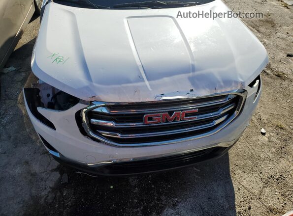 3GKALPEV9KL157223 2019 GMC TERRAIN White ძრავის განყოფილების ხედი