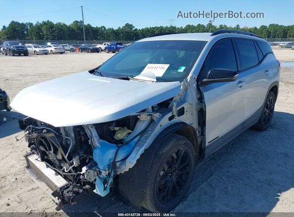 3GKALPEVXML392751 2021 GMC TERRAIN Silver Front left