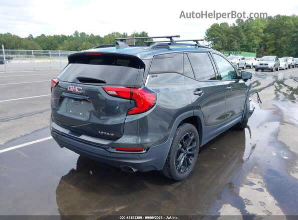 3GKALPEX8LL221349 2020 GMC TERRAIN Gray Задня права чверть