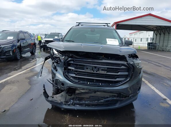 3GKALPEX8LL221349 2020 GMC TERRAIN Gray Вид щитка приладів