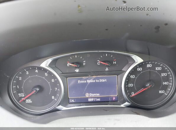 3GKALPEX8LL221349 2020 GMC TERRAIN Gray Вид задніх сидінь