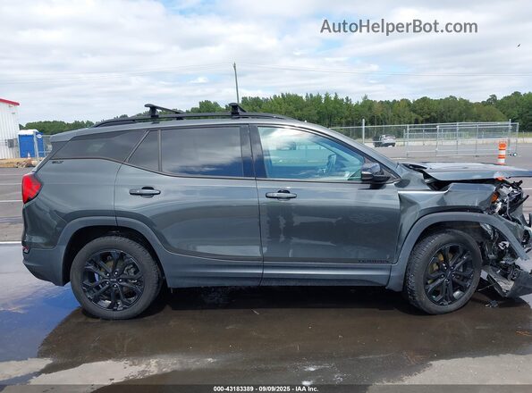 3GKALPEX8LL221349 2020 GMC TERRAIN Gray Вид задньої частини салону
