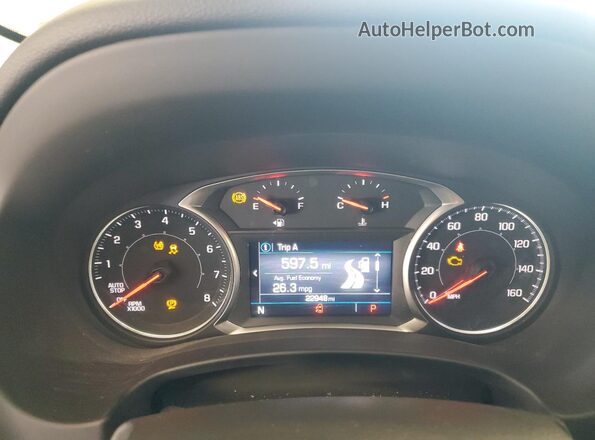 3GKALTEV5ML386591 2021 GMC TERRAIN Серый Вид щитка приборов