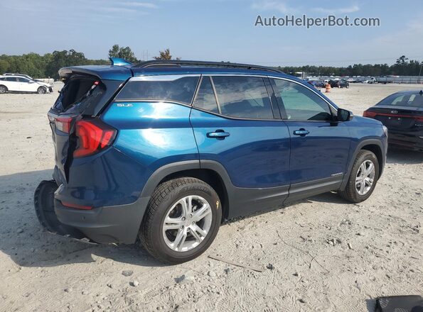 3GKALTEV6LL273568 2020 GMC TERRAIN Blue Задня права чверть