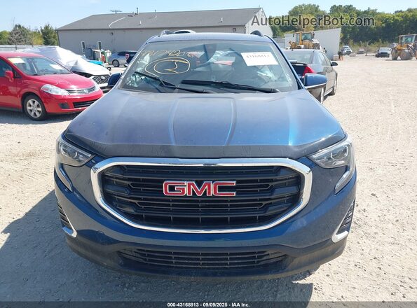 3GKALTEV6LL296137 2020 GMC TERRAIN Blue Vista del cuadro de instrumentos