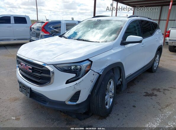3GKALTEV7LL250574 2020 GMC TERRAIN White Передня ліва чверть