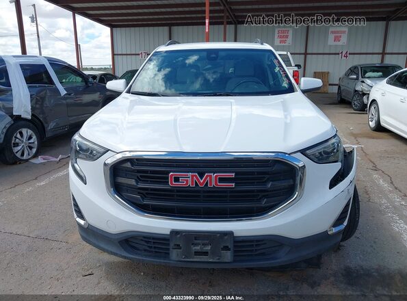 3GKALTEV7LL250574 2020 GMC TERRAIN White Вид задньої частини салону