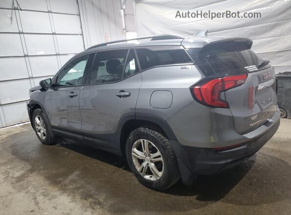 3GKALTEVXLL152462 2020 GMC TERRAIN Gray Trasero izquierdo