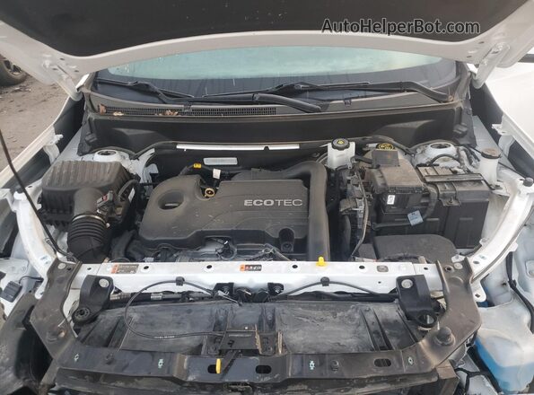 3GKALVEV0ML310742 2021 GMC TERRAIN White Vista del compartimento del motor