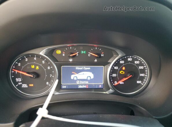 3GKALVEV0ML310742 2021 GMC TERRAIN White Vista del cuadro de instrumentos
