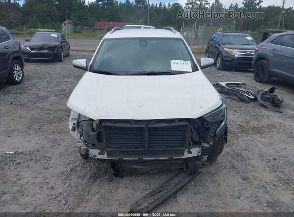 3GKALVEV4LL274567 2020 GMC TERRAIN White Вид щитка приладів