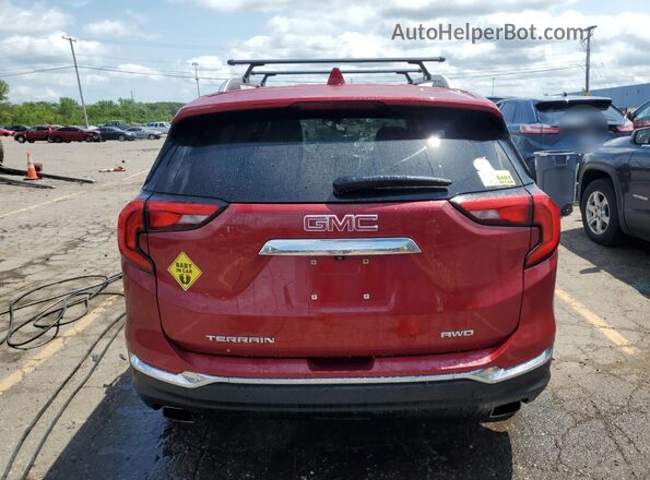 3GKALVEX3LL119686 2020 GMC TERRAIN Red Rear view