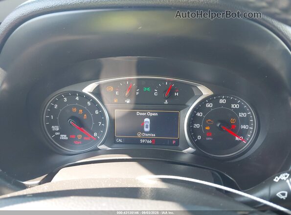 3GKALVEX8LL309287 2020 GMC TERRAIN White Вид задніх сидінь