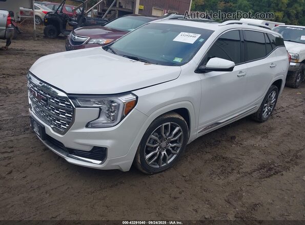 3GKALXEV5NL313827 2022 GMC TERRAIN Белый Передняя левая четверть