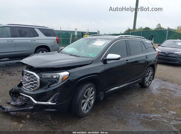3GKALXEX8LL310029 2020 GMC TERRAIN Black Առջևի ձախ երեք քառորդ տեսարան