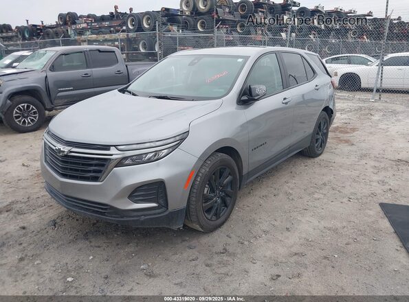 3GNAXHEG5RL261541 2024 CHEVROLET EQUINOX Silver წინა მარცხენა ხედი სამი მეოთხედიდან