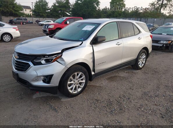 3GNAXHEV5LS554190 2020 CHEVROLET EQUINOX Silver Vista tres cuartos delantera izquierda
