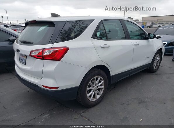 3GNAXHEV6LS531243 2020 CHEVROLET EQUINOX White Trasero derecho