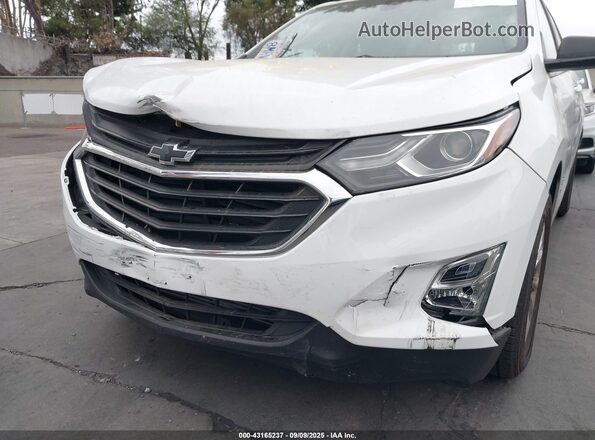 3GNAXHEV6LS531243 2020 CHEVROLET EQUINOX White Vista del cuadro de instrumentos