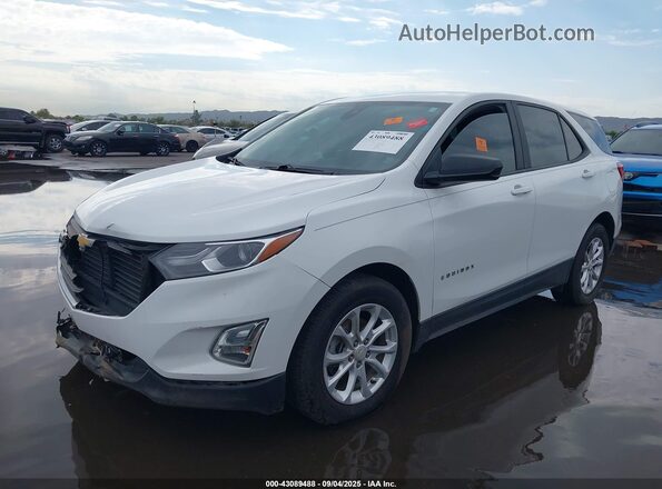 3GNAXHEV7LS721729 2020 CHEVROLET EQUINOX White წინა მარცხენა ხედი სამი მეოთხედიდან