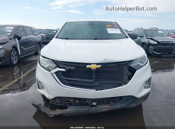 3GNAXHEV7LS721729 2020 CHEVROLET EQUINOX White ხელსაწყოთა პანელის ხედი