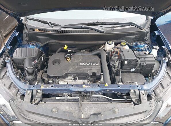 3GNAXKEV8LL332766 2020 CHEVROLET EQUINOX Blue Вид ззаду