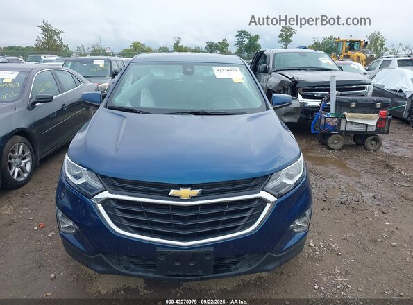 3GNAXKEV8LL332766 2020 CHEVROLET EQUINOX Blue Вид щитка приладів